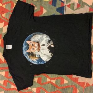Space Cat Cotton Tee
